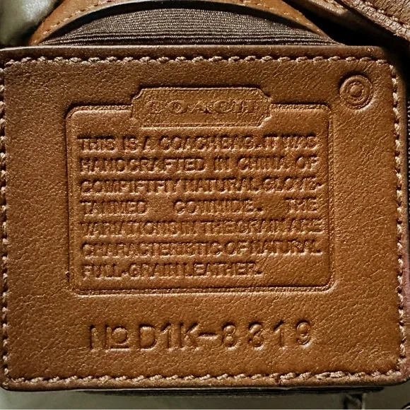 Vintage Coach soho Shoulder Bag Brown color soft Leather 2001 year - Picture 4 of 17